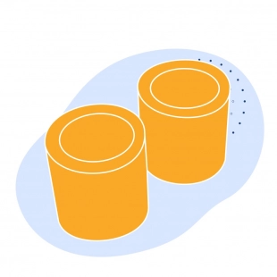 Капролоновая втулка 315х1400 мм серая ПА 6-МДМ