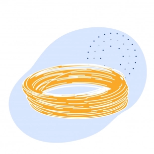 Канат одинарной свивки ТК 7 мм ГОСТ 3064-80