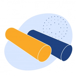 Текстолит стержневой 8x350 мм ГОСТ 5385-74