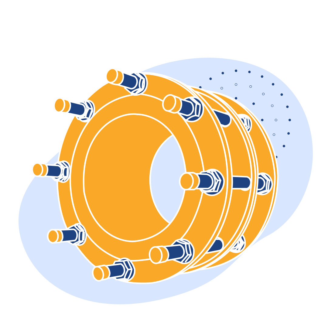 Демонтажная вставка чугунная Ду 900 мм
