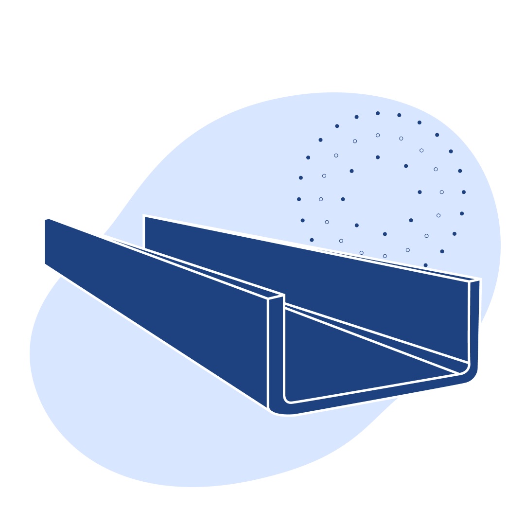 Швеллер стальной гнутый равнополочный 63х21х2.2 мм Ст3сп ГОСТ 8278-83